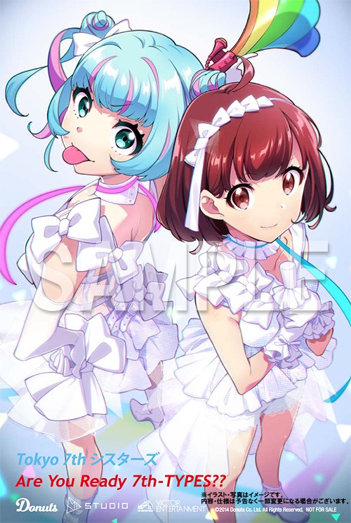 图片[2]-[160629] Tokyo 7th シスターズ 2ndアルバム「Are You Ready 7thTYPES??」[320K]-ACG-二次元游戏动漫视频分享平台