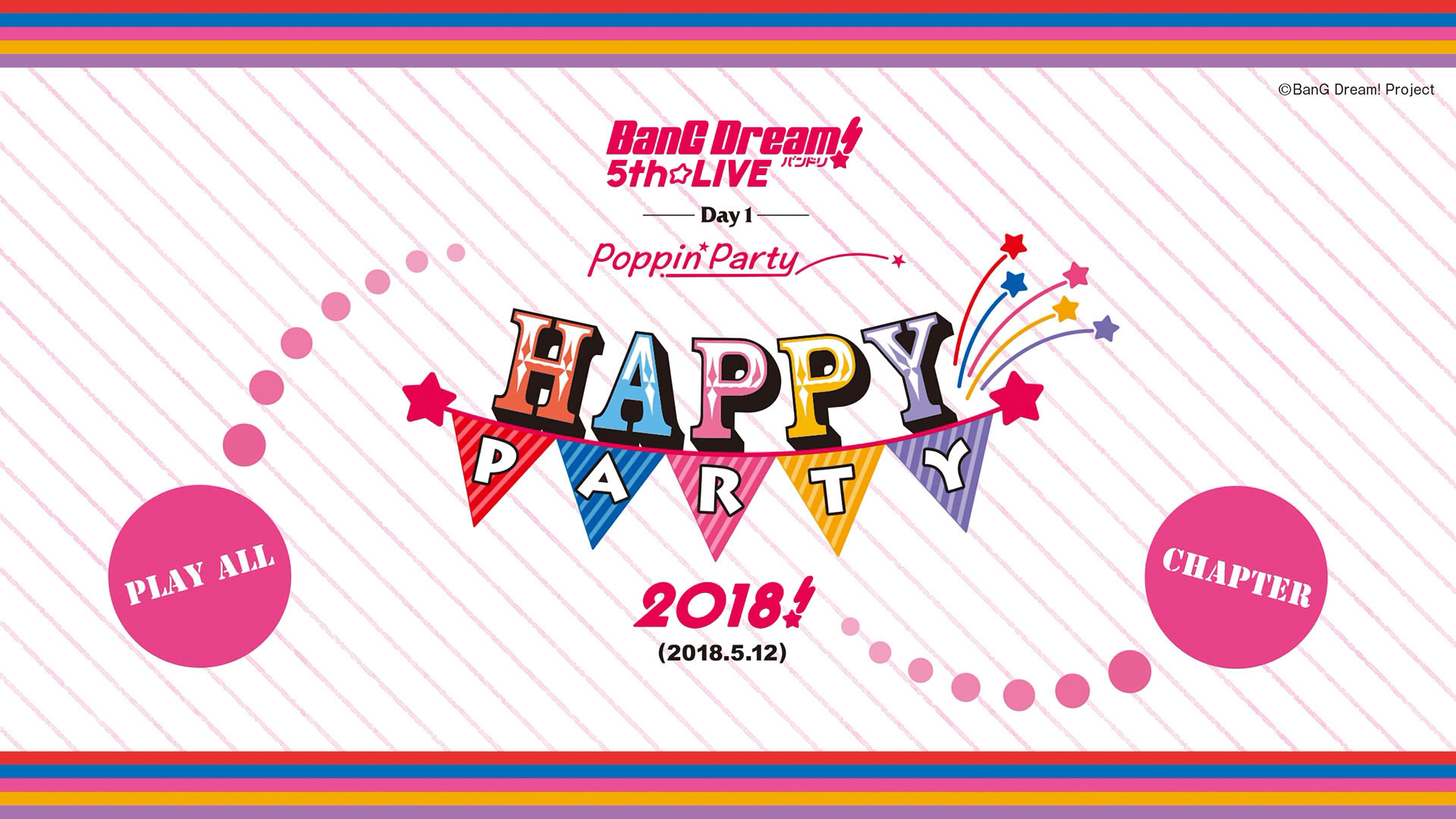 [TDRAWS] BanG Dream! 5thLIVE Day1 Poppin'Party HAPPY PARTY 2018! [BDRip 1080p HEVC10bit FLAC]-ACG-二次元游戏动漫视频分享平台