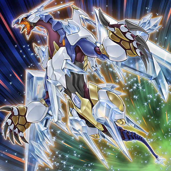 Crystal Wing Synchro Dragon (Yu-Gi-Oh! ARC-V) by TheHungTD Wallpaper-ACG-二次元游戏动漫视频分享平台