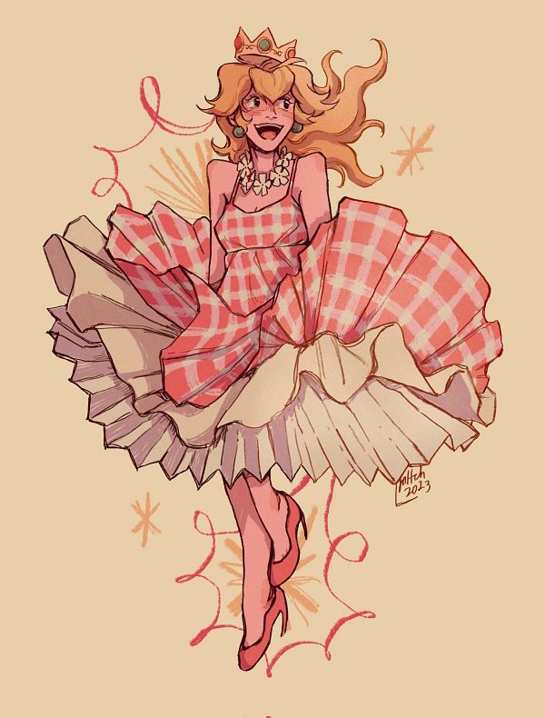 Princess Peach (Super Mario Bros.) by opticalorgan #3986389-ACG-二次元游戏动漫视频分享平台