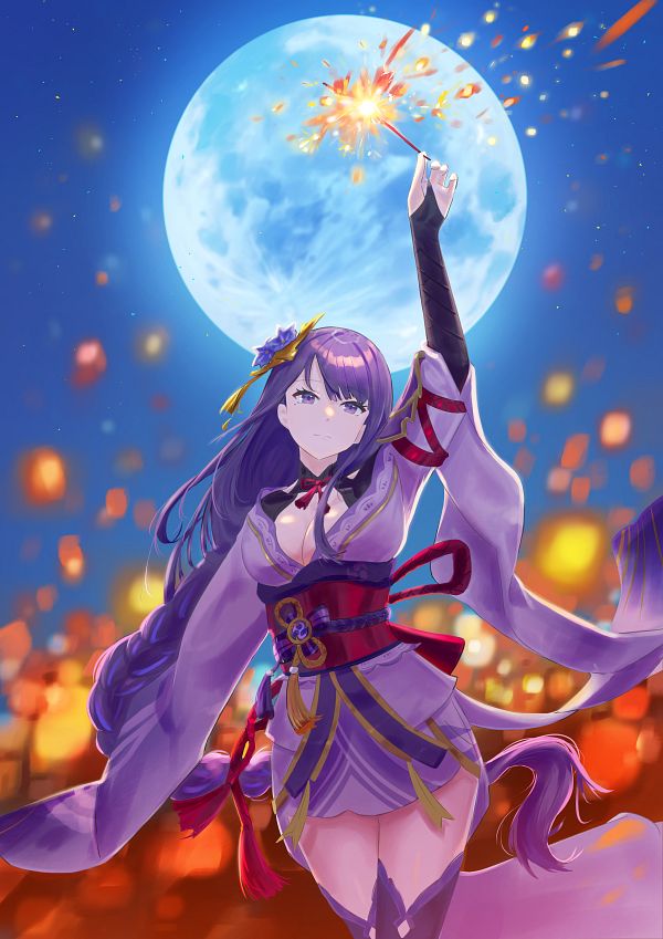 Raiden Shogun (Genshin Impact) by e ga ku #3984434-ACG-二次元游戏动漫视频分享平台