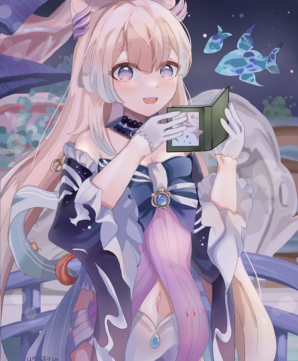 Sangonomiya Kokomi (Genshin Impact) by unagiUNAZY #3985659-ACG-二次元游戏动漫视频分享平台