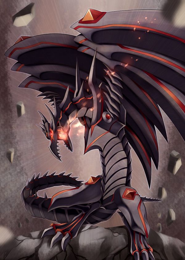 Red-Eyes Darkness Metal Dragon (Yu-Gi-Oh! GX) by Pixiv Id 3356052 #3985636-ACG-二次元游戏动漫视频分享平台