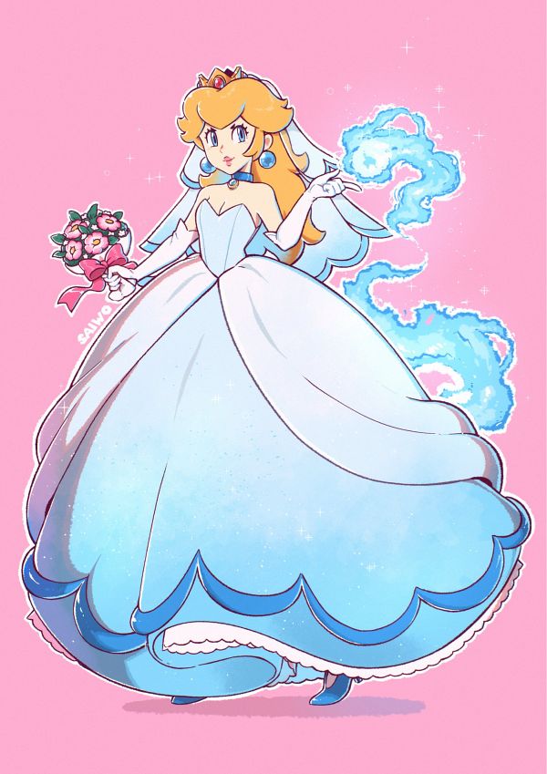 Princess Peach (Super Mario Bros.) by Saiwo Project #4000136-ACG-二次元游戏动漫视频分享平台