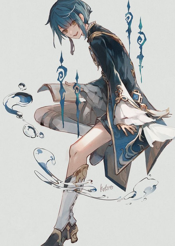 Xingqiu (Genshin Impact) by Kiiru Fura #4002426-ACG-二次元游戏动漫视频分享平台