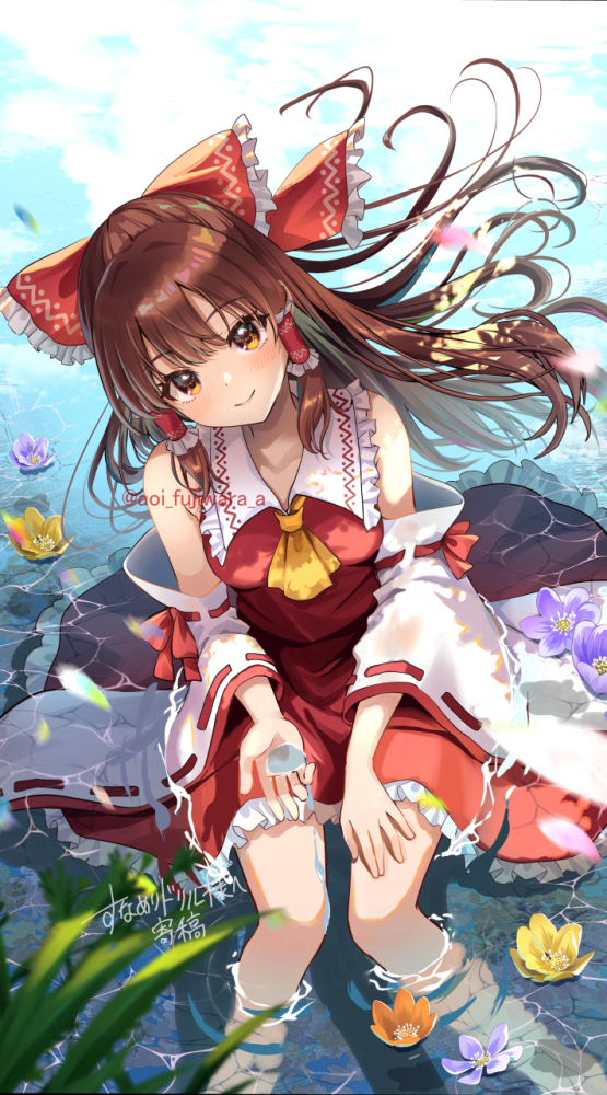 Hakurei Reimu Reimu Hakurei (Touhou) by aoi fujiwara a\ #3994469-ACG-二次元游戏动漫视频分享平台