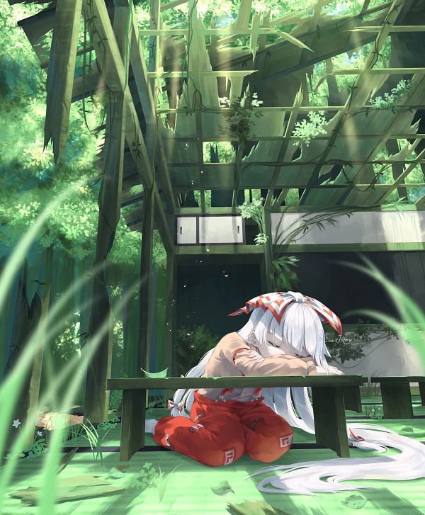 Fujiwara no Mokou (Touhou) by Last7story #4002629-ACG-二次元游戏动漫视频分享平台