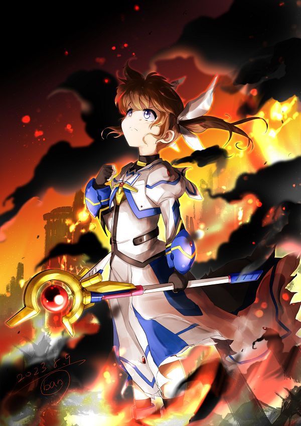 Takamachi Nanoha (Mahou Shoujo Lyrical Nanoha) by ban banp #3994506-ACG-二次元游戏动漫视频分享平台