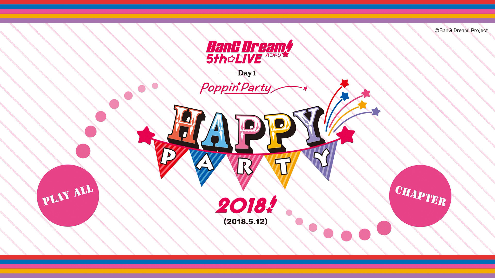 [TDRAWS] BanG Dream! 5thLIVE Day1 Poppin’Party HAPPY PARTY 2018! [BDRip 1080p HEVC10bit FLAC]-ACG-二次元游戏动漫视频分享平台