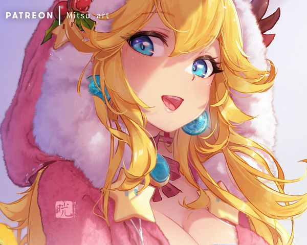 Princess Peach (Super Mario Bros.) by Mitsu_art #4069094-ACG-二次元游戏动漫视频分享平台