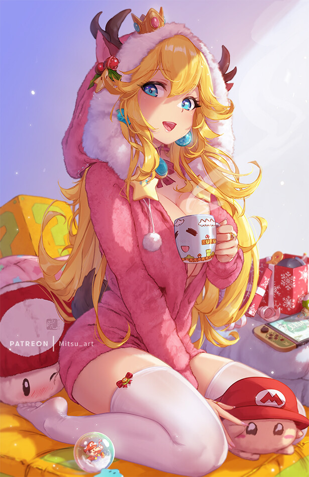 Princess Peach (Super Mario Bros.) by Mitsu_art #4069095-ACG-二次元游戏动漫视频分享平台