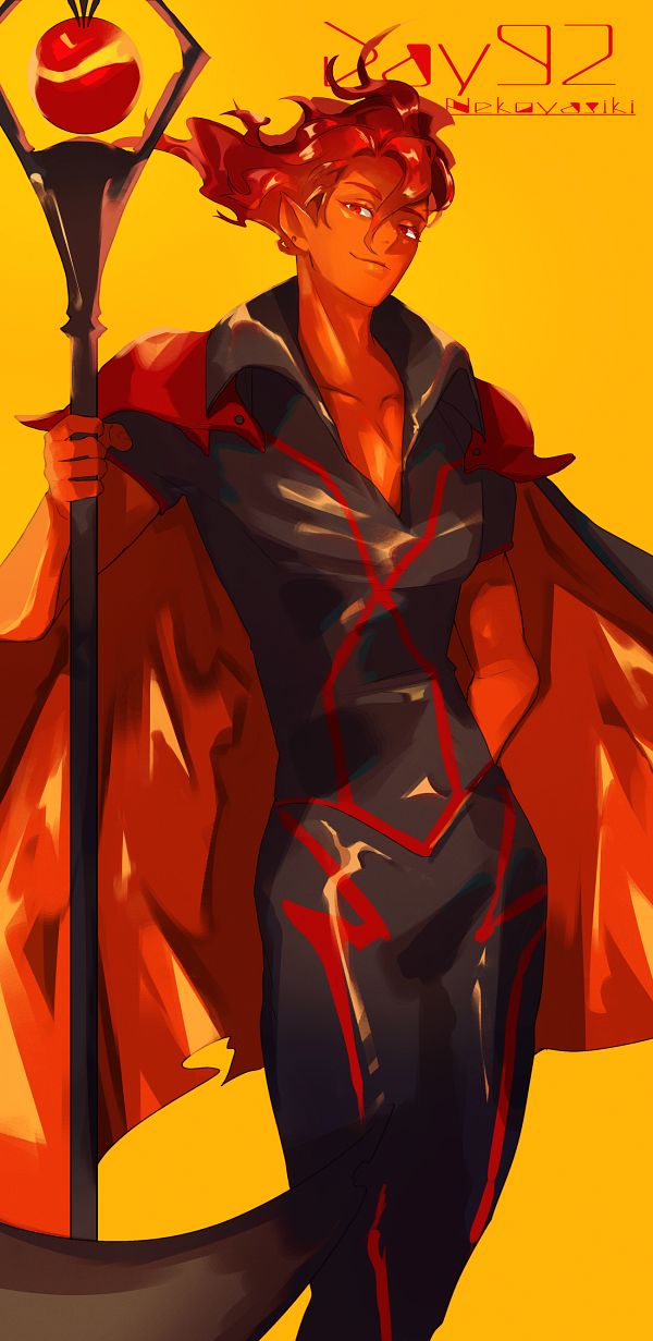 Fire Spirit Cookie (Cookie Run) by Nekoyashiki (Pixiv61707720) #4067193-ACG-二次元游戏动漫视频分享平台
