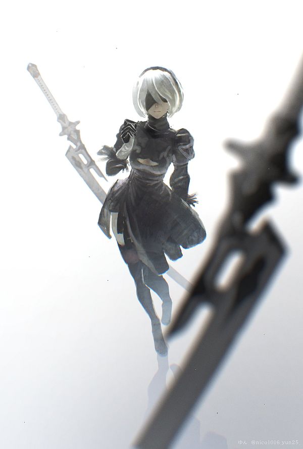 YoRHa No.2 Type B (NieR: Automata) by nico1016 yun25 #4053541-ACG-二次元游戏动漫视频分享平台