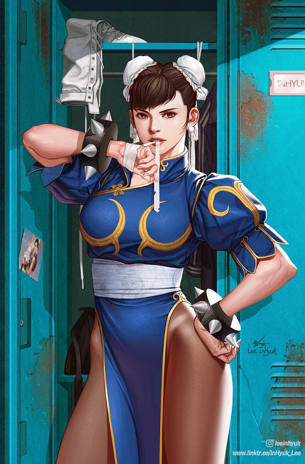 Chun-Li (Street Fighter) by Inhyuk Lee #4066553-ACG-二次元游戏动漫视频分享平台