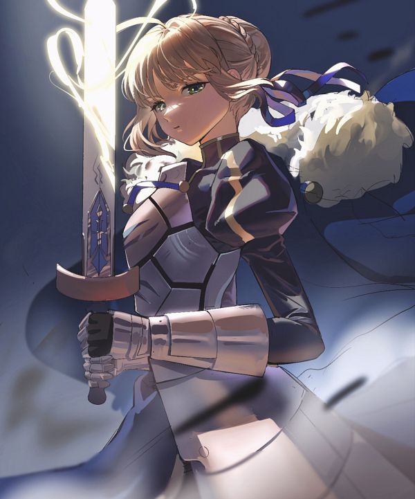 Saber (Fate/stay night) by eaMut1 #4069630-ACG-二次元游戏动漫视频分享平台