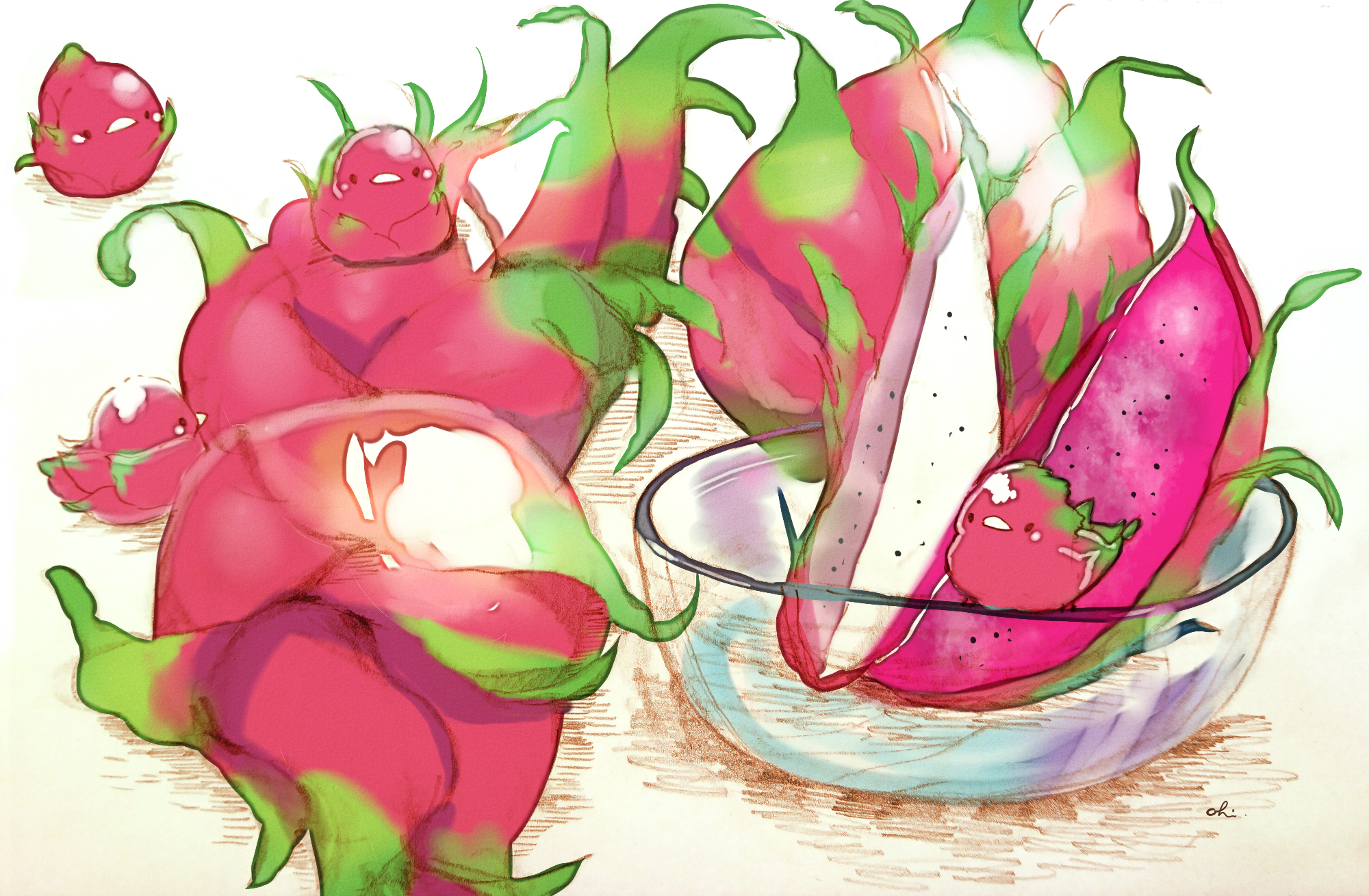 44 - チャイ - ドラゴンフルーツ盛り[pid=68533903]