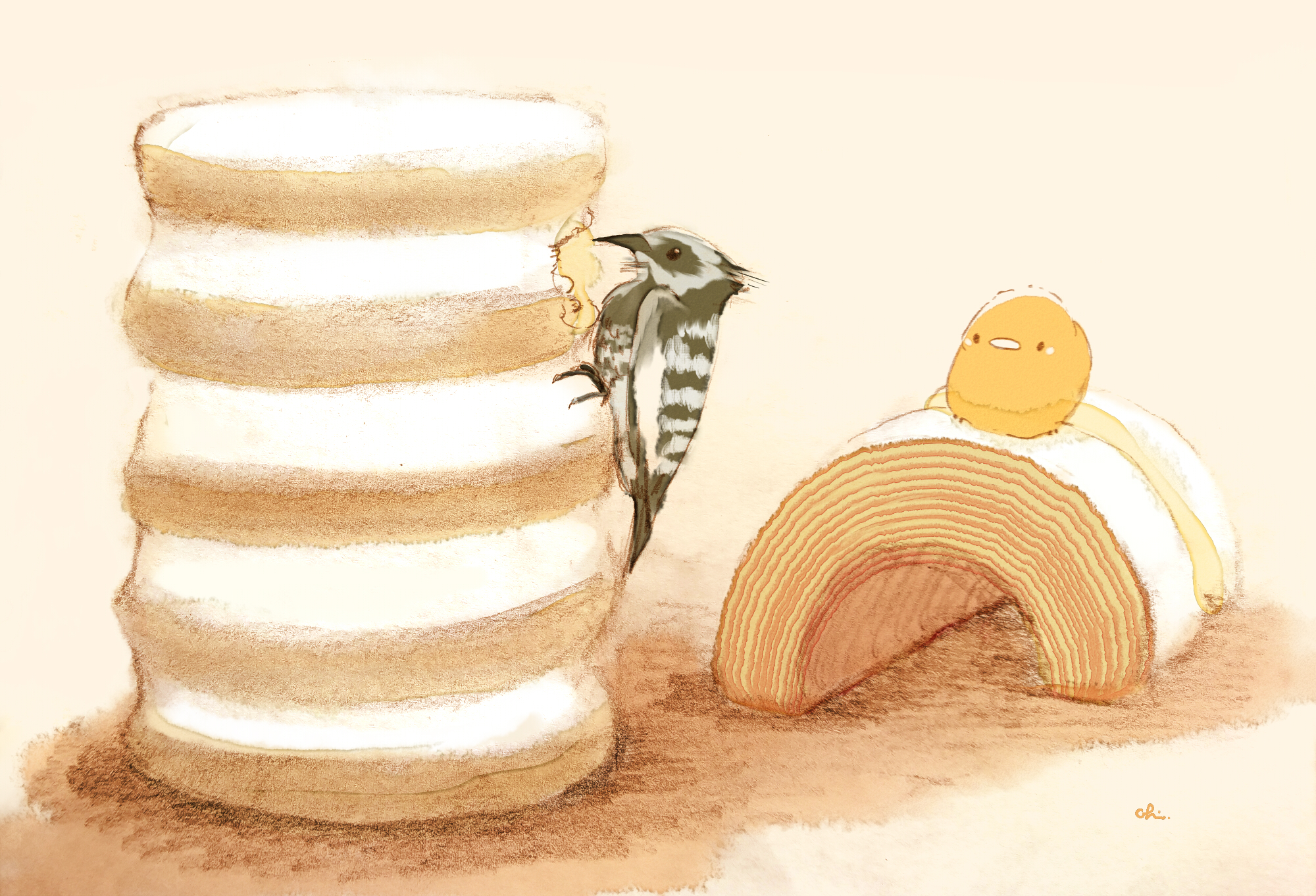 48 - チャイ - バウムクーヘン[pid=67359416]