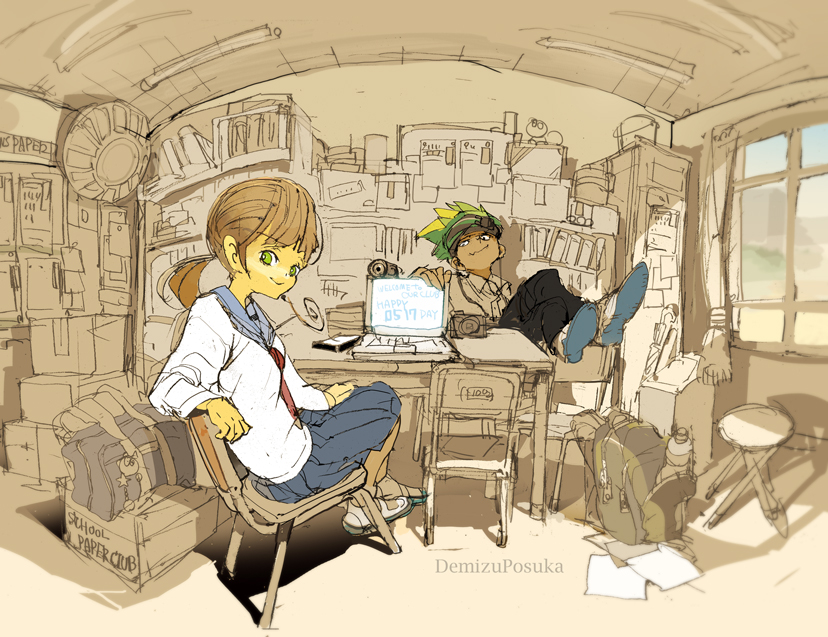 21 – ポ～ン（出水ぽすか） – アジトという名の部室[pid=68798259]-ACG-二次元游戏动漫视频分享平台