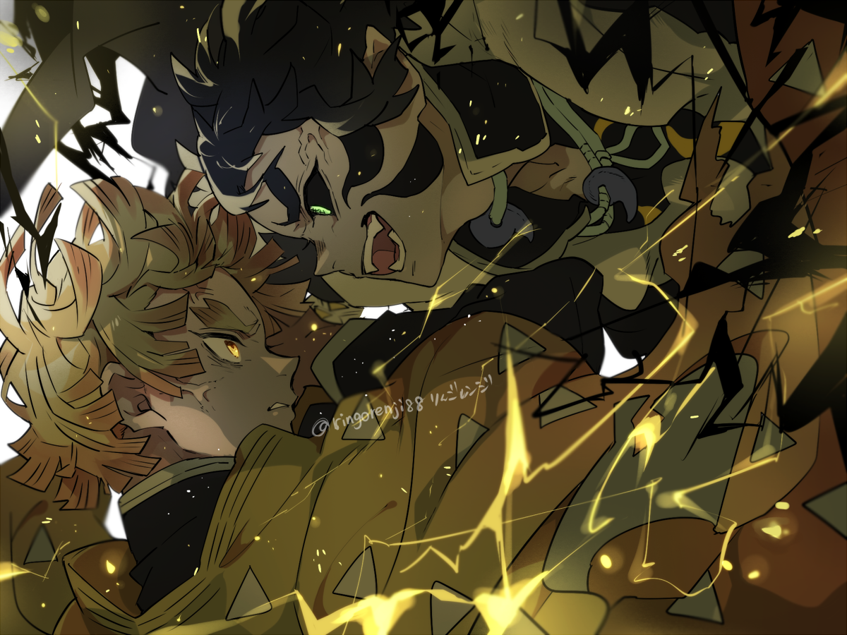 23 – りんごレンジ – 善逸と獪岳[pid=77139744]-ACG-二次元游戏动漫视频分享平台