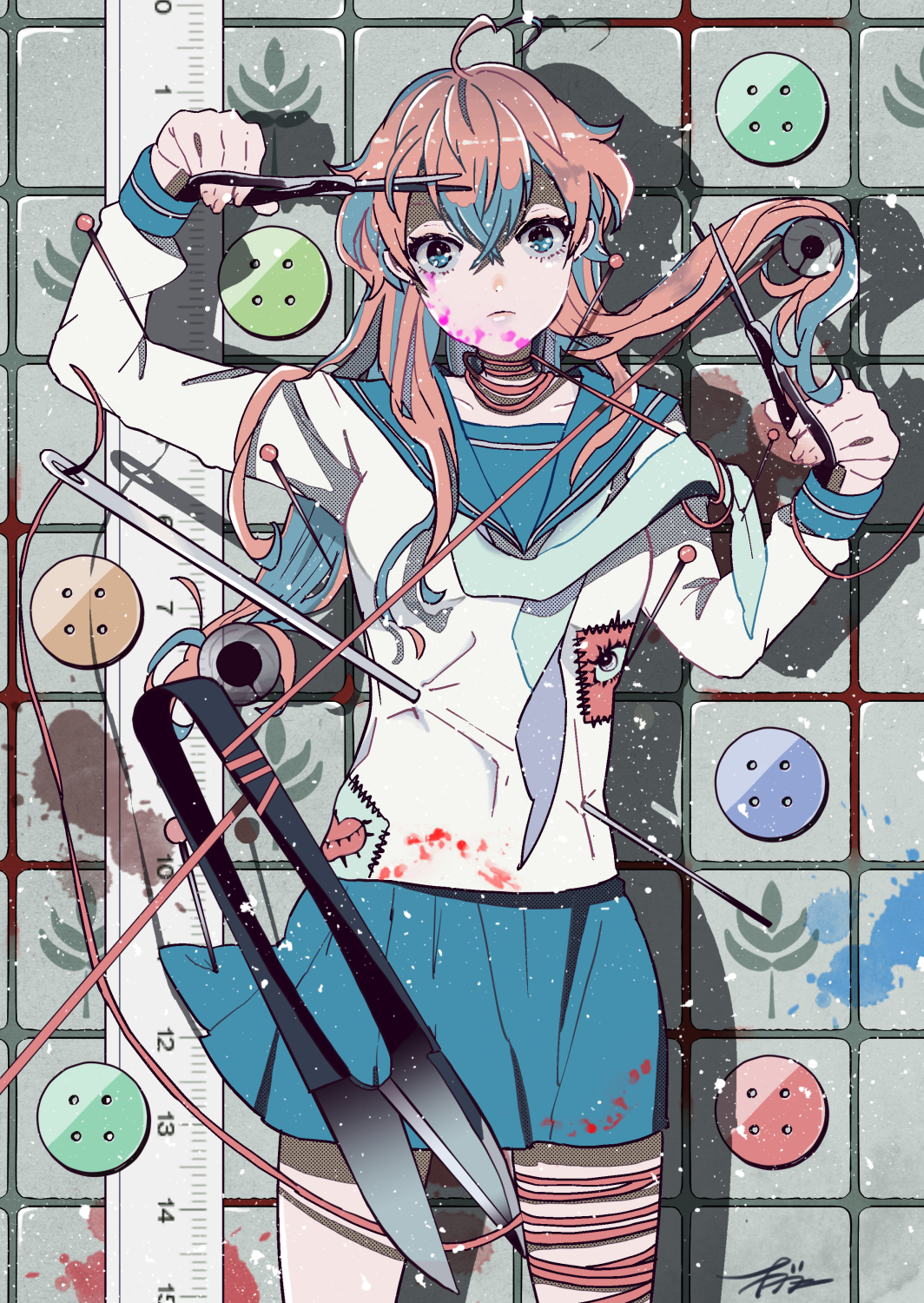 45 - 長谷梨加｜まがた - 裁縫少女[pid=74983155]-ACG-二次元游戏动漫视频分享平台